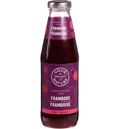 Your Organic Nature Limonadesiroop Framboos Bio (500 ml)