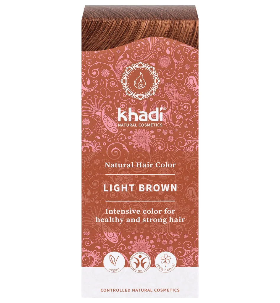 Khadi Haarkleur light brown (100 gr)