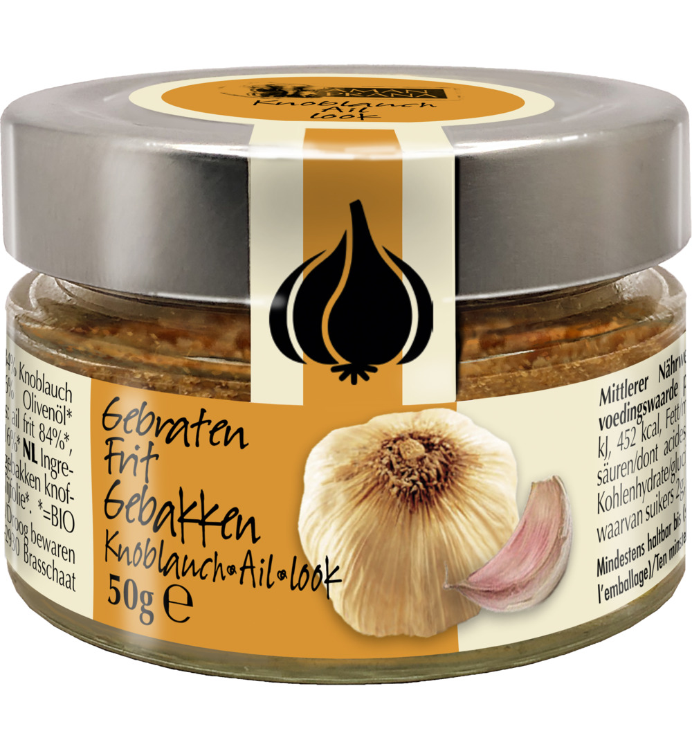 Amanprana Knoflook Gebakken Bio (50 gr)