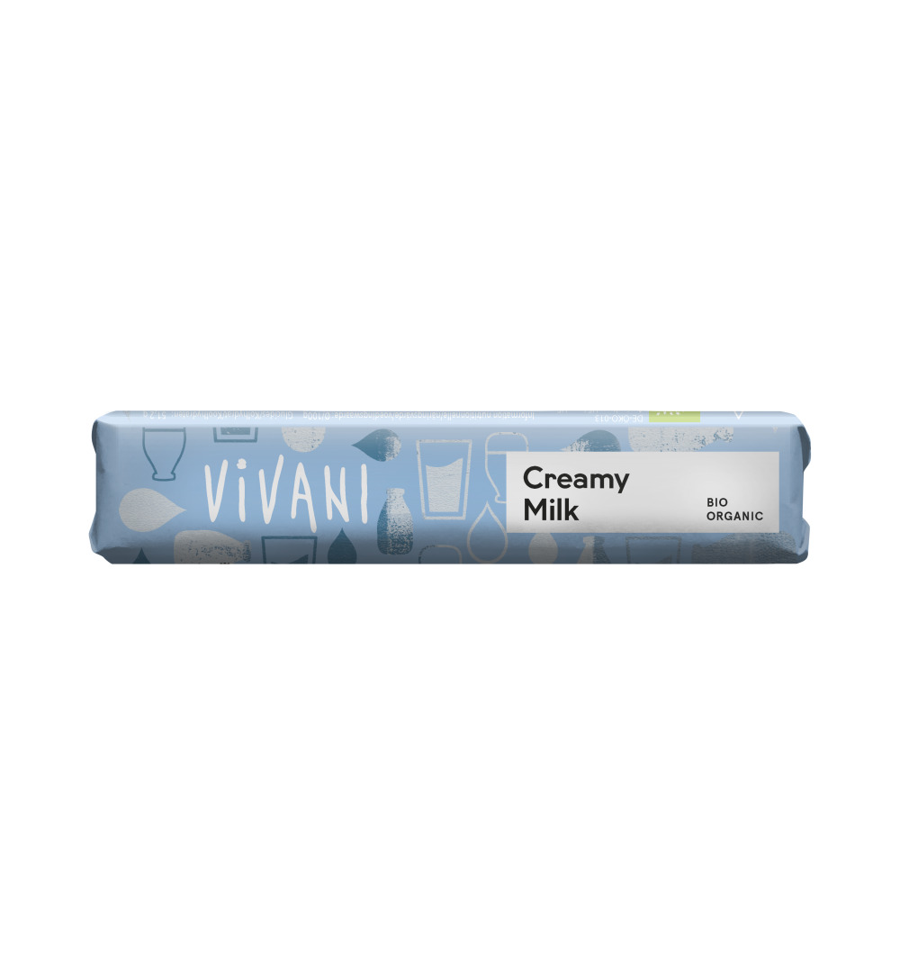 Vivani Creamy Milk - Chocolate Bar (40 gr)