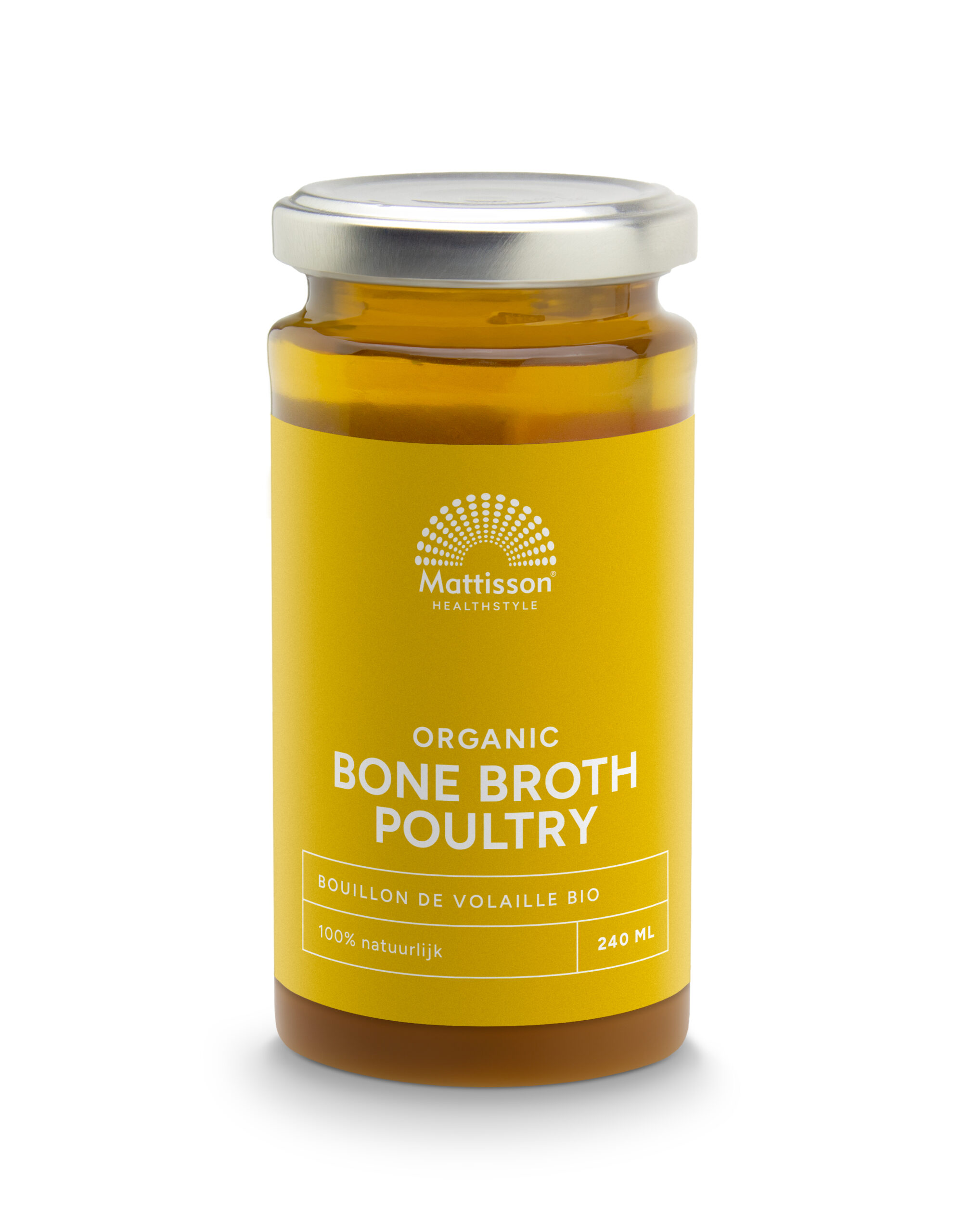 Mattisson Organic Poultry Bone Broth - Botten Boullion Gevog (240 ml)
