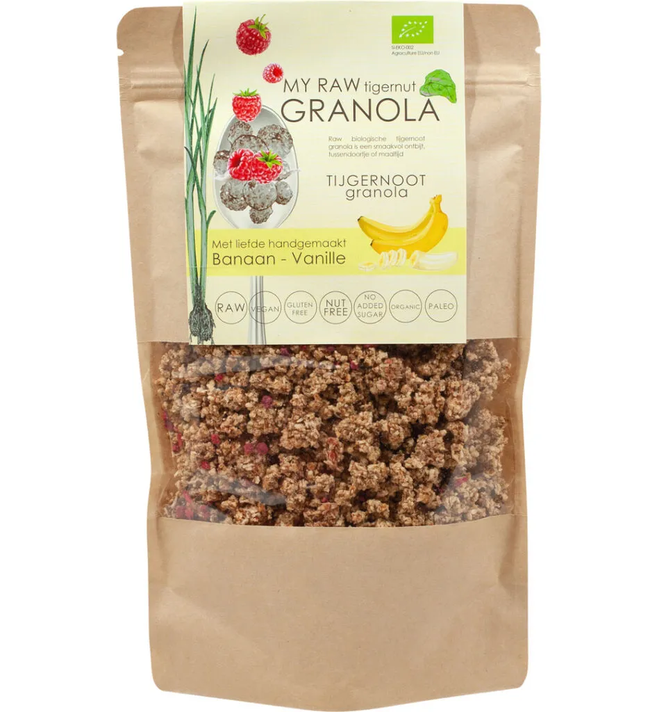 Vitiv Tijgernootgranola Banaan Vanille Bio (230 gr)