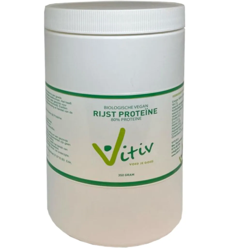 Vitiv Rijst Proteine 80% Vegan Bio (350 gr)