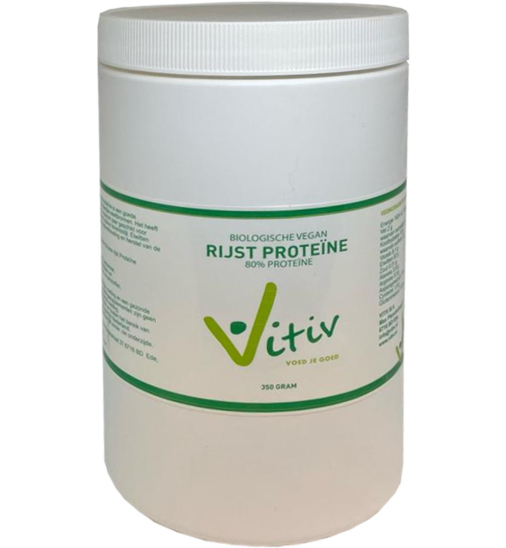Vitiv Rijst Proteine 80% Vegan Bio (350 gr)