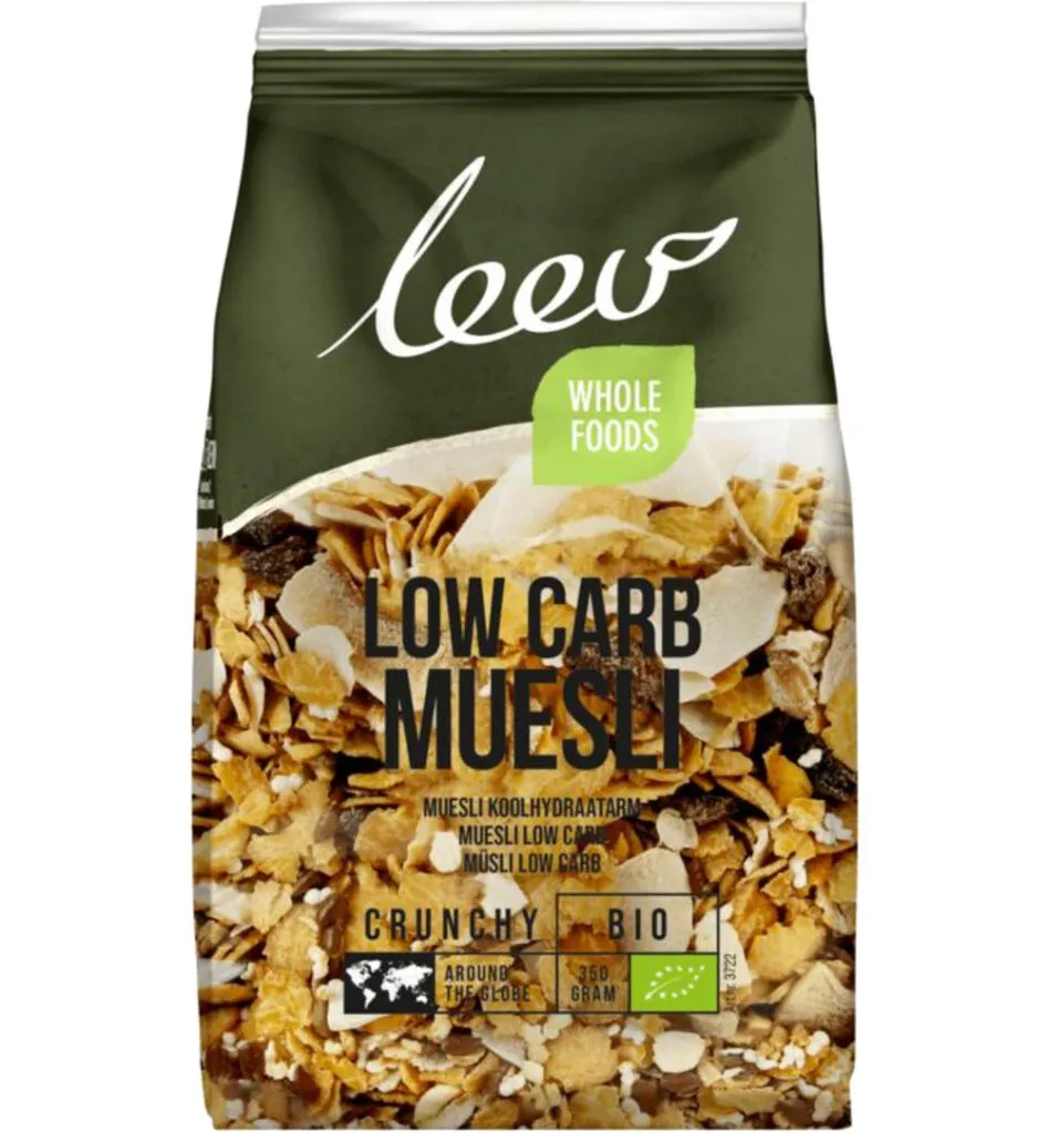 Leev Leev Bio Muesli Lowcarb (350 gr)