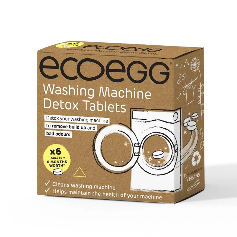 Ecoegg Wasmachine reinigingstabletten (6 stuks)