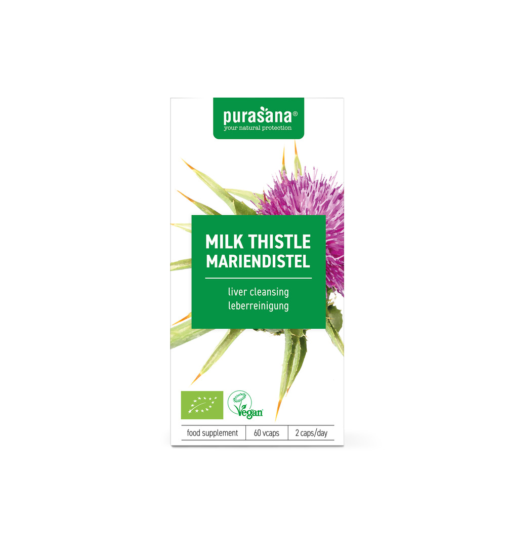 Purasana Mariadistel extract 60 mg (60 vega capsules)