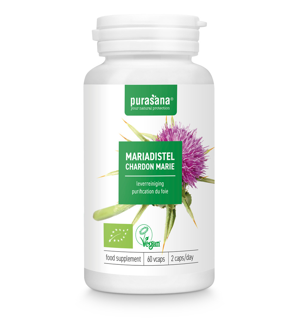 Purasana Mariadistel extract 60 mg (60 vega capsules) - image 5