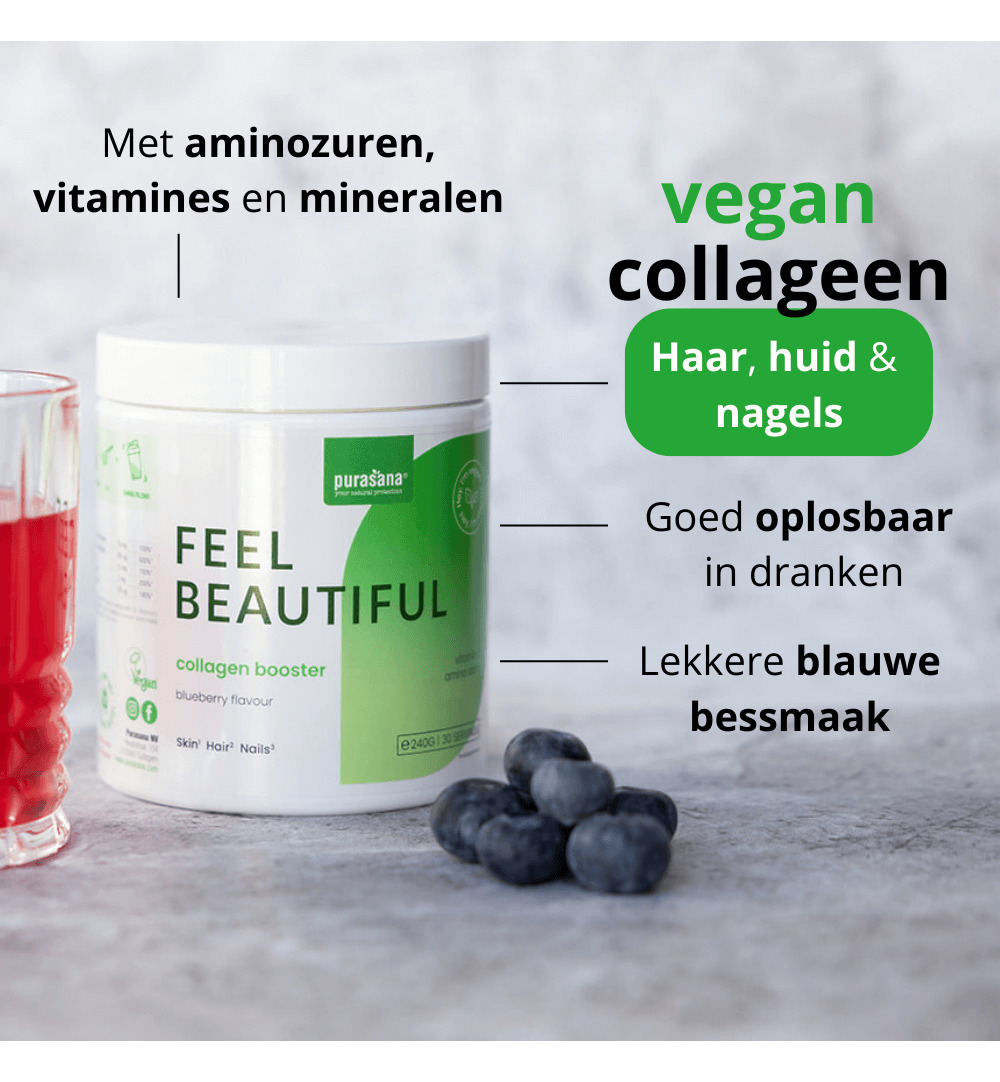 Purasana Feel Beautiful - Vegan Collageen Booster (250 gr) - image 2