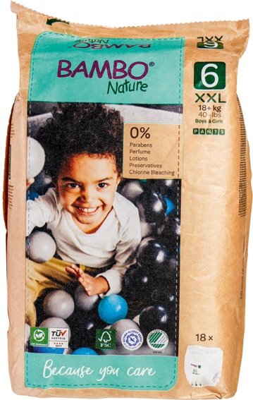 Bambo Nature Luierbroekjes 6 XXL (18 stuks)