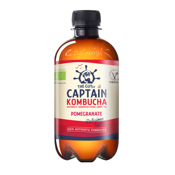 The Gutsy Captain Kombucha Pomegranate BIO (400 ml)