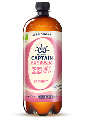 The Gutsy Captain Kombucha Zero Raspberry BIO (1000 ml)