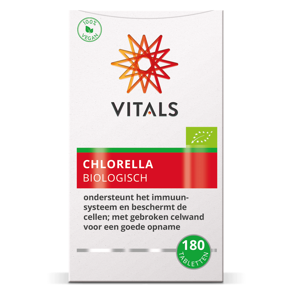 Vitals Chlorella Biologisch (180 tabletten) - image 2