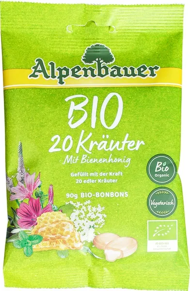 Alpenbauer Kruidenbonbon Met Honing (90 gr)