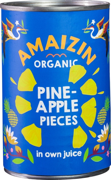 Amaizin Ananasstukjes Op Sap (400 ml)
