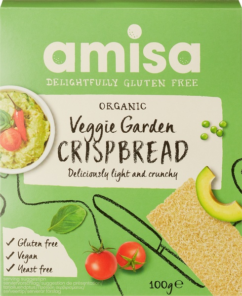 Amisa Crackers Groente Glutenvrij (100 gr)