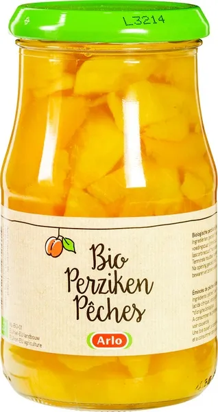 Arlo Perziken Op Lichte Siroop (350 gr)