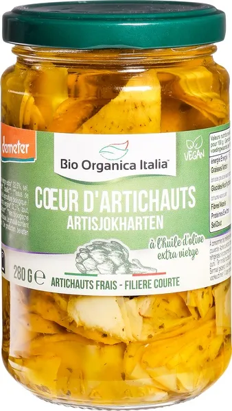 Bio Organica Italia Artisjokharten (280 gr)