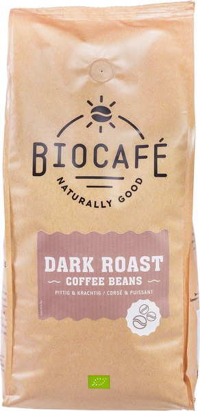 Biocafé Koffiebonen Dark Roast (1000 gr)