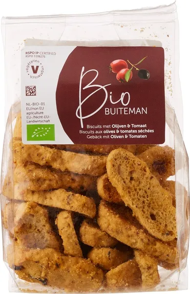 Buiteman Biscuits Olijven & Tomaat (100 gr)