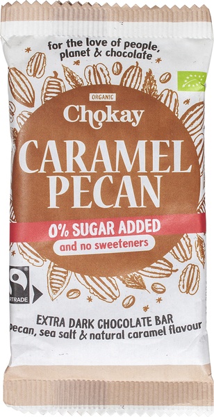 Chokay Chocolate-Bar Dark Caramel Pecan (70 gr)