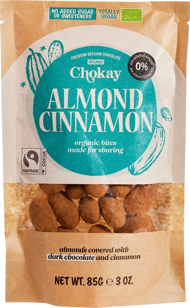 Chokay Chocolate-Bites Almond Kaneel (85 gr)