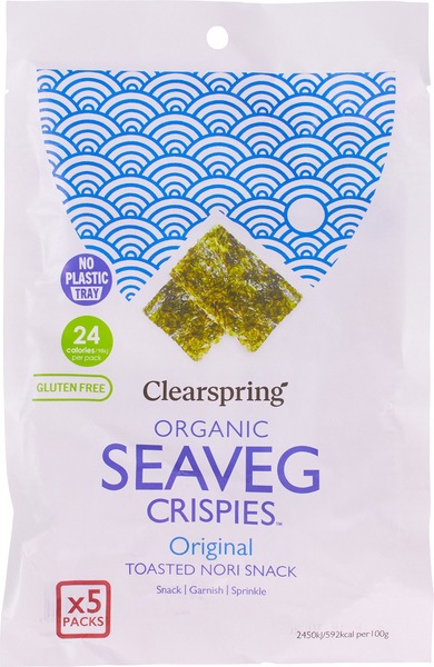 Clearspring Seaveg-Crispies Orginal Multipack (20 gr)