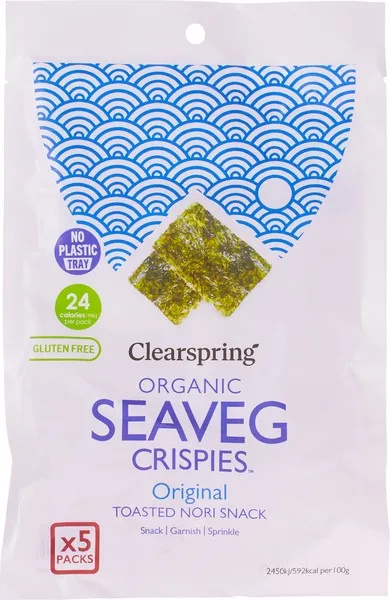 Clearspring Seaveg-Crispies Orginal Multipack (20 gr)