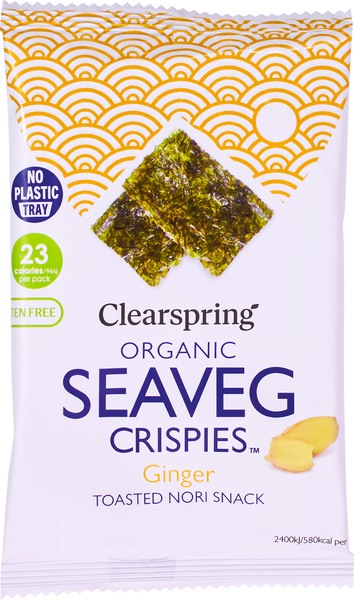 Clearspring Seaveg-Crispies Ginger (4 gr)