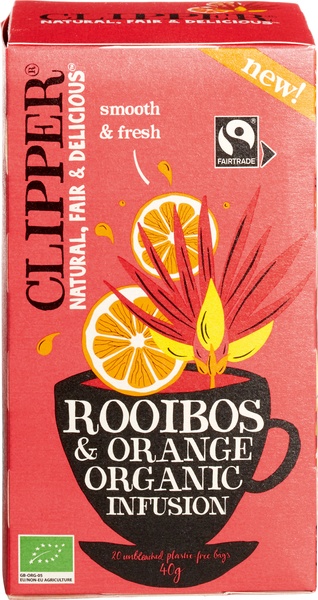 Clipper Rooibosthee Orange (20 zakjes)