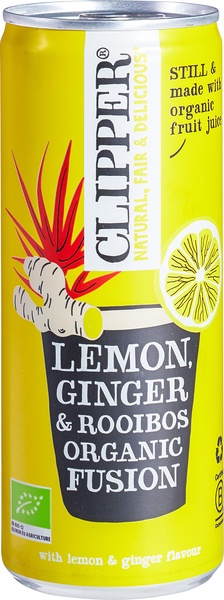 Clipper Icetea Lemon, Ginger & Rooibos (25 cl)