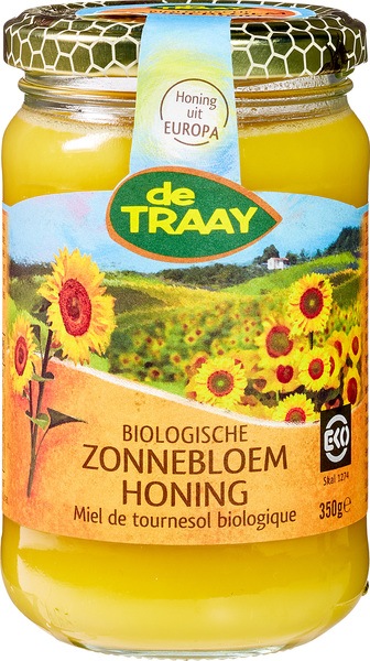 De Traay Zonnebloemhoning (350 gr)