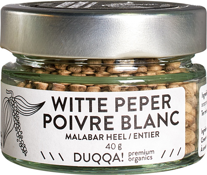 Duqqa! Witte-Peper Malabar (40 gr)