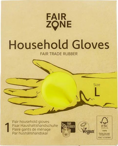 Fair Zone Huishoudhandschoenen L (1 stuks)