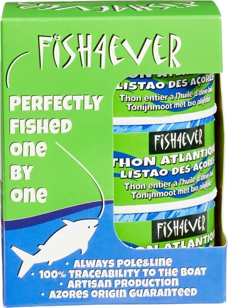 Fish 4 Ever Tonijnmoot Met Olijfolie (3 stuks)
