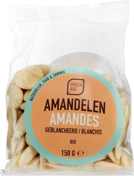 Greenage Amandelen Geblancheerd (150 gr)