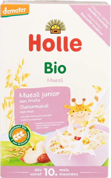 Holle Muesli Fruit 10+ Maanden (250 gr)