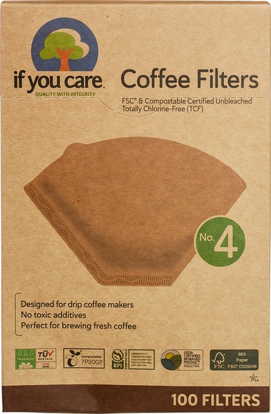 IfyouCare Koffiefilters No.4 (100 stuks)