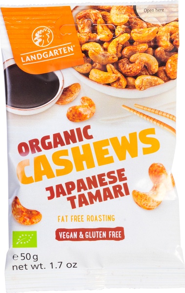 Landgarten Cashewnoten Japanse Tamari (50 gr)