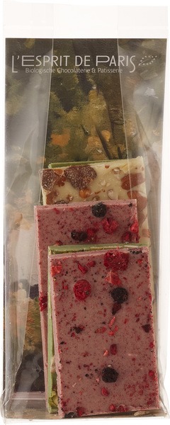 L'Esprit De Paris Chocoladerepen Vrolijk (125 gr)