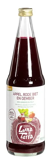Luna E Terra Appel-Gembersap Met Rode Biet (700 ml)
