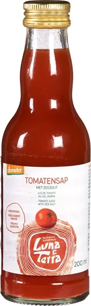 Luna E Terra Tomatensap Met Zeezout (200 ml)