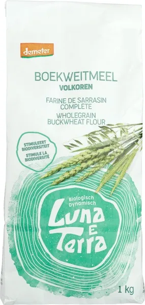 Luna E Terra Boekweitmeel Volkoren (1000 gr)