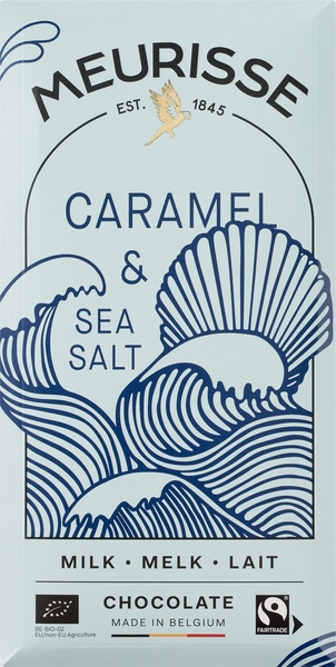 Meurisse Chocoladereep Caramel Seasalt (100 gr)