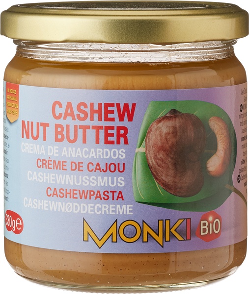 Monki Cashewpasta Zonder Zout (330 gr)