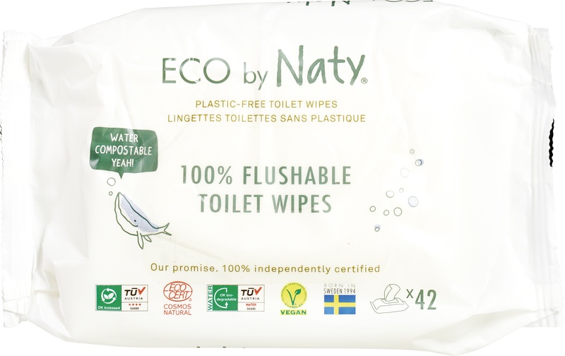 Naty Billendoekjes 100% Doorspoelbaar (42 stuks)