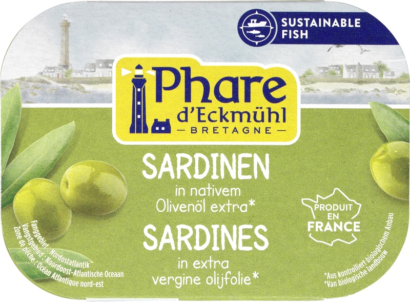 Phare d'Eckmühl Sardines In Olijfolie (135 gr)