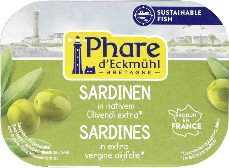Phare d'Eckmühl Sardines In Olijfolie (135 gr)