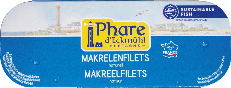 Phare d'Eckmühl Makreelfilet Naturel (151 gr)