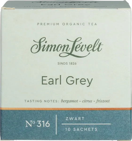 Simon Levelt Zwarte-Thee Earl Grey (10 zakjes)